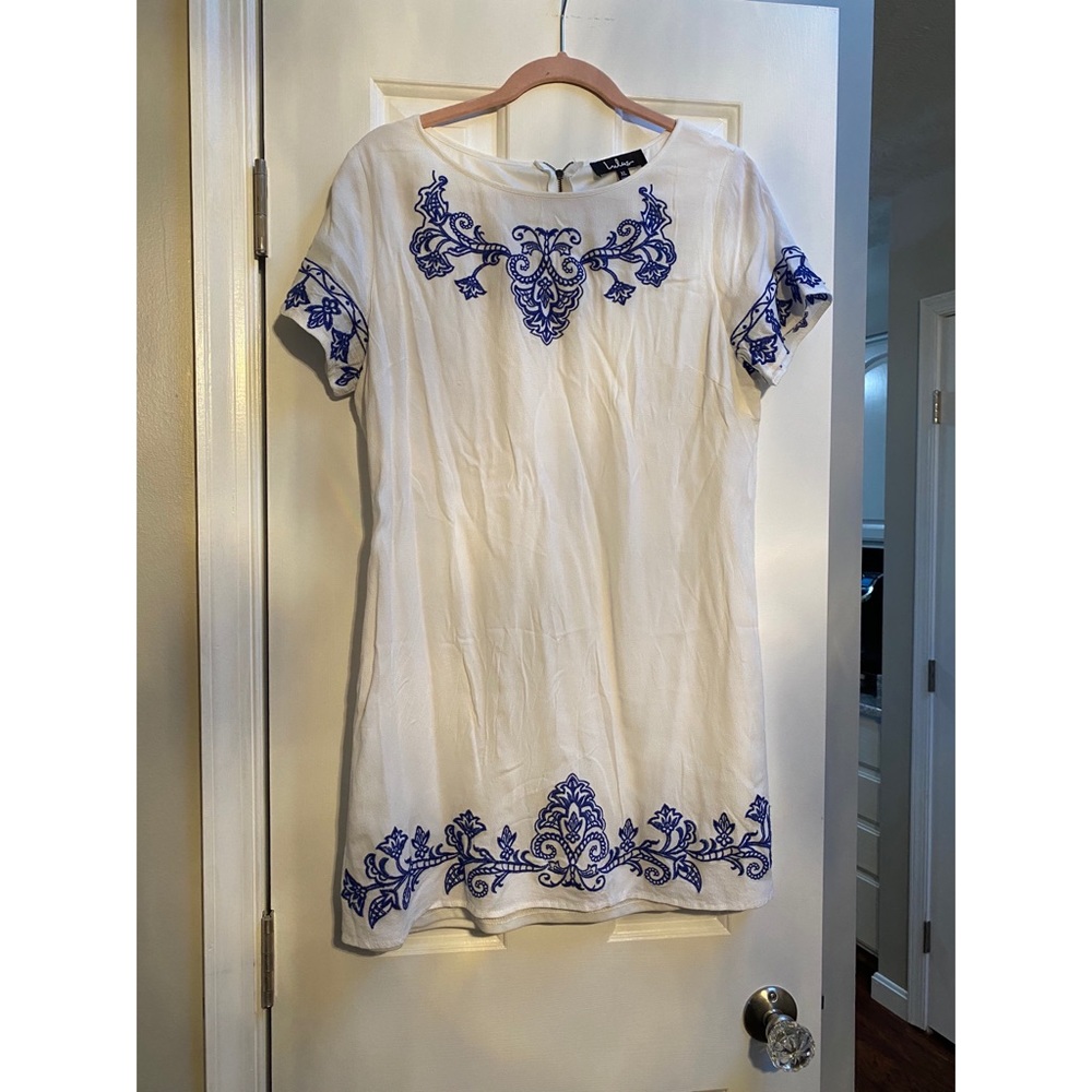 Lulu’s White Short Sleeve Dress
